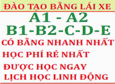 Học bằng lái xe oto hạng C rẻ nhất, chất lượng nhất, có bằng nhanh nhất tại Hà nội