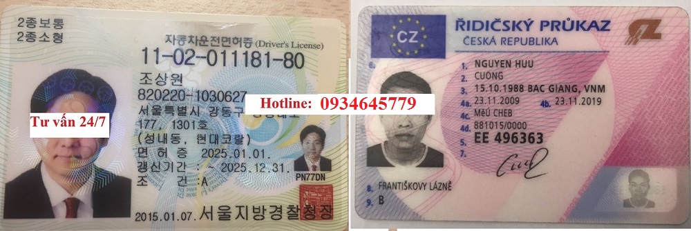 Địa chỉ đổi bằng lái xe Hàn Quốc sang bằng lái xe Việt Nam nhanh nhất Hà Nội