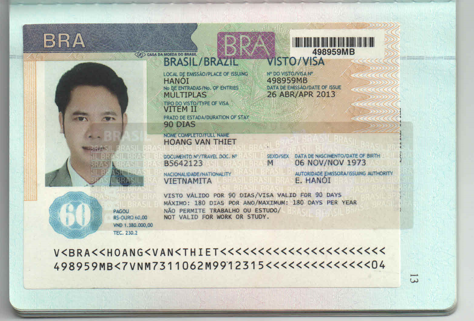 Documents Required For Brazil Visa