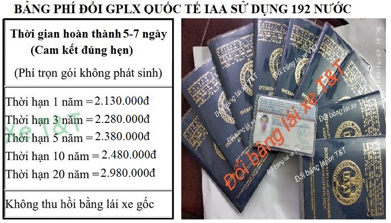 đổi bằng lái xe