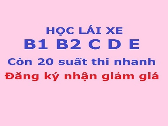 Học bằng lái xe o to uy tín tại Mỹ Đình, Hà Nội